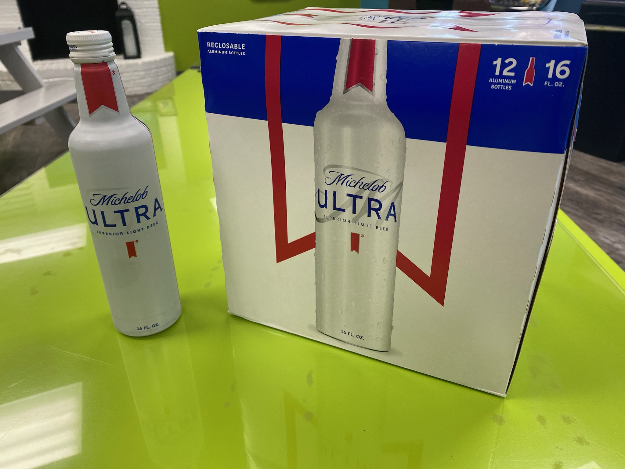 Michelob Ultra 12 Pack 16 Oz Aluminum Bottles Margaritas To Go